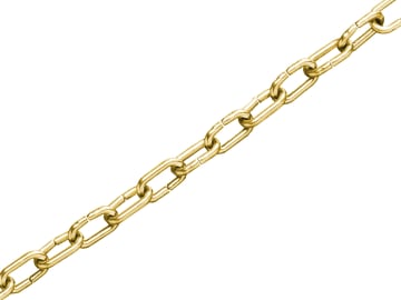 Faithfull | Clock Chain Polished Brass 1.6mm x 10m