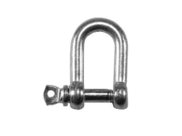 Faithfull | D-Shackle Zinc Plated 8mm (Pack 2)