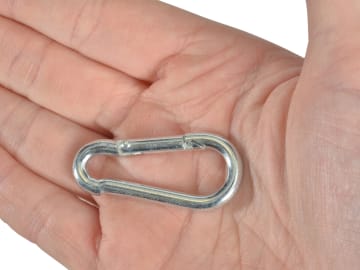 Faithfull | Fire Brigade Snap Hook 4mm Zinc Plated (Pack 4)