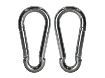 Faithfull | Fire Brigade Snap Hook 8mm Zinc Plated (Pack 2)
