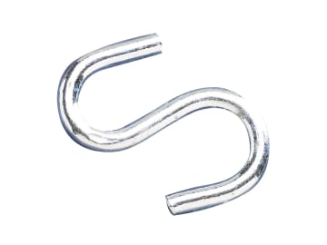 Faithfull | S-Hooks 3mm Zinc Plated (Pack 20)