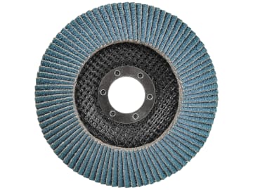 Faithfull | Zirconia Abrasive Jumbo Flap Disc 115 x 22mm 80 Grit