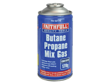 Faithfull | Butane Propane Mix Gas Cartridge 170g