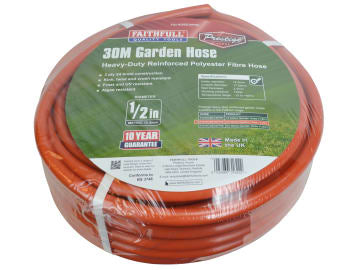 Faithfull | Prestige Heavy-Duty Garden Hose 30m 12.5mm (1/2in) Diameter