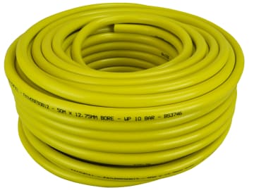 Faithfull | Heavy-Duty Reinforced Builder's Hose 50m 12.5mm (1/2in) Diameter