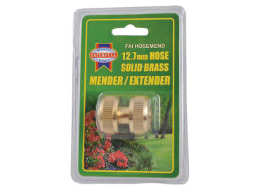 Faithfull | Brass Hose Mender 12.5mm (1/2in)