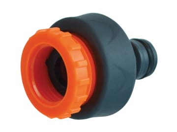 Faithfull | Plastic Tap Hose Connector 1/2 & 3/4in