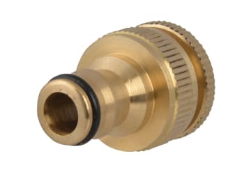 Faithfull | Brass Dual Tap Connector 12.5-19mm (1/2 - 3/4in)