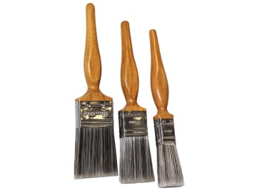 Faithfull | Superflow Synthetic Paint Brush, 3 Piece Set