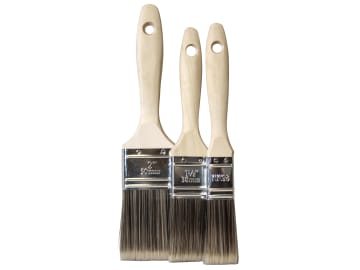Faithfull | Tradesman Synthetic Paint Brush Set, 3 Piece