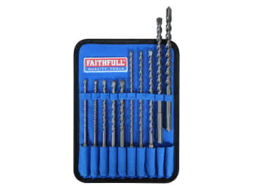 Faithfull | SDS Plus Drill Bit Set, 10 Piece