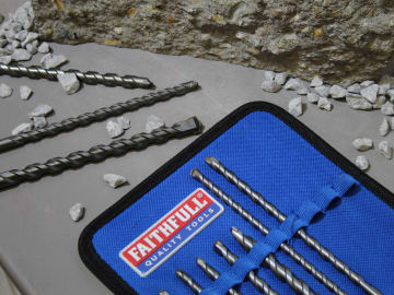 Faithfull | SDS Plus Drill Bit Set, 10 Piece