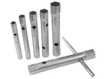 Faithfull | Box Spanner Set 6Pc 8-19mm + Tommy Bar