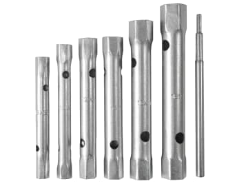 Faithfull | Box Spanner Set 6Pc 8-19mm + Tommy Bar