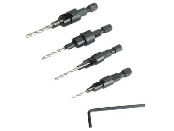 Faithfull | Screwsink Set, 4 Piece