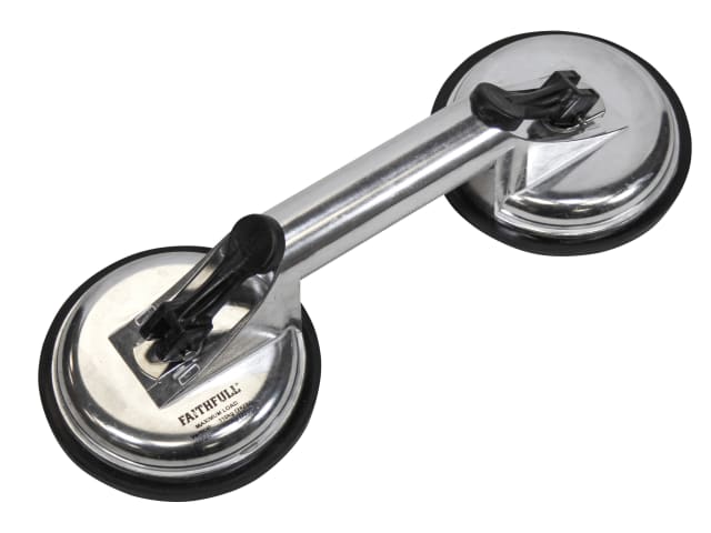 Faithfull | Double Pad Aluminium Pro Suction Lifter