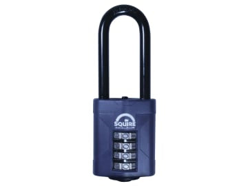 Squire | Combination Padlock 4-Wheel 50mm Extra Long Shackle 63.5mm
