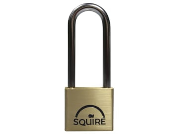 Squire | LN4LS Lion Brass Padlock 5-Pin 40mm - 65mm Long Shackle