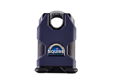 Squire | SS50CP5 Stronghold Solid Steel & Brass Padlock 50mm Closed Shackle CEN3