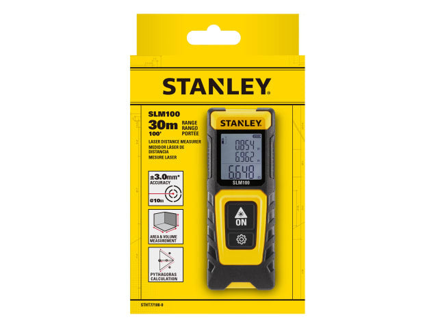 Stanley Laser Distance Measure 30m SLM100