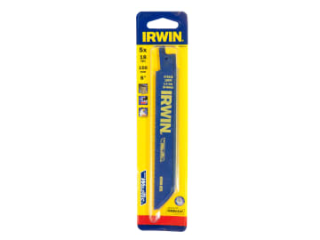 Irwin | 618R Sabre Saw Blade Metal Cutting 150mm 18 TPI (Pack 5)