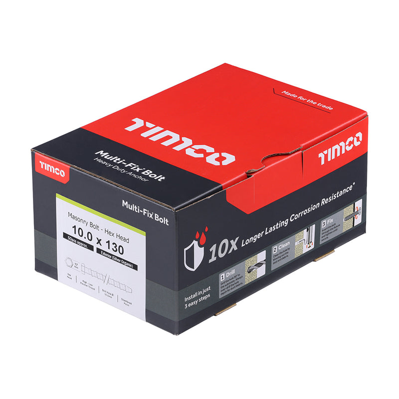 Timco | Multi-Fix Bolt Hex Head 10 x 130