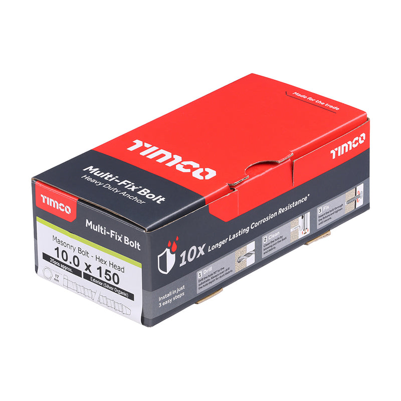 Timco | Multi-Fix Bolt Hex Head 10 x 150