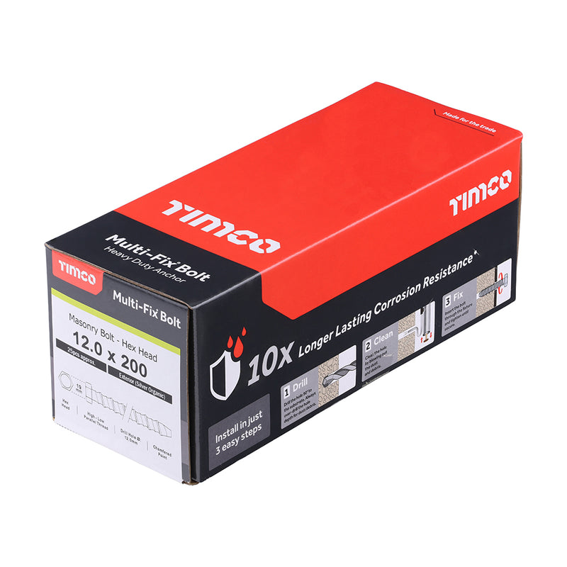 Timco | Multi-Fix Bolt Hex 12.0 x 200