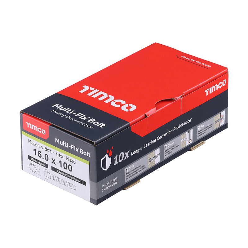 Timco | Multi-Fix Bolt Hex Head 16 x 100