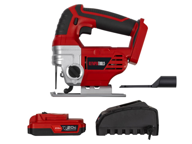 Olympia Tools | X20S Jigsaw 20v with 1 x 2.0ah Li-ion Battery