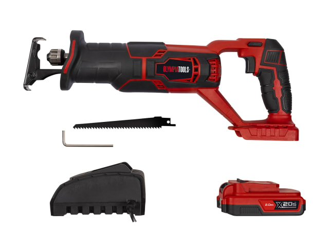 Olympia Tools | X20S Reciprocating Saw 20V with 1 x 2.0ah Li-ion Battery