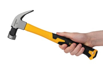 Roughneck | Claw Hammer Fibreglass Shaft 454g (16oz)