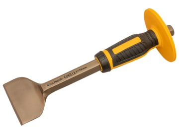 Roughneck | Gorilla Brick Bolster with Non-Slip Hand Guard 76 x 279mm (3 x 11in)