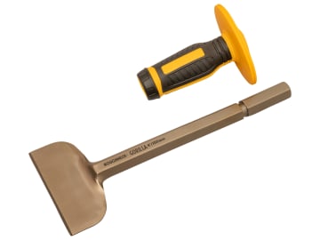 Roughneck | Gorilla Brick Bolster with Non-Slip Hand Guard 102 x 279mm (4 x 11in)