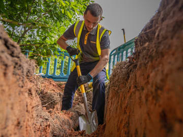 Roughneck | Mini Shovel, Round Point
