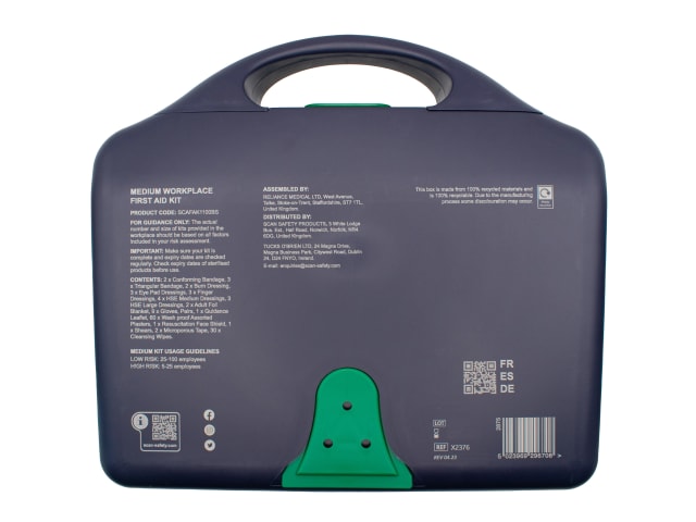 Scan | First Aid Kit 1-100 Persons BS Approved