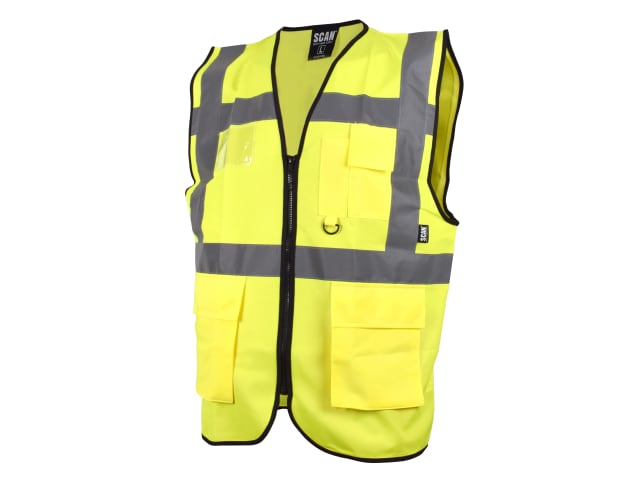 Scan | Hi-Vis Utility Waistcoat Yellow L (44in)