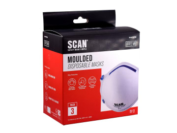 Scan | Moulded Disposible Face Mask FFP2 (3 Pack)
