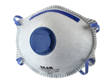Scan | Moulded Disposible Odour Mask Valved (3 Pack)