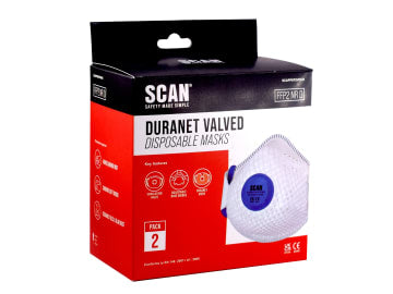 Scan | Moulded Duranet Disposible Mask FFP2 (2 Pack)
