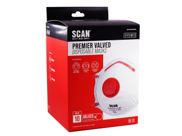 Scan | Moulded Valved Masks FFP3 Dolomite (20 Pack)