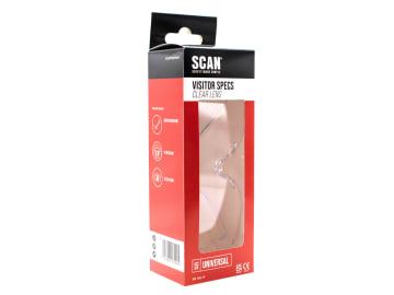 Scan | Visitor Safety Glasses - Clear