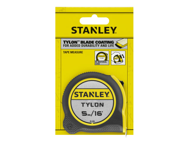 Stanley Tylon™ Pocket Tape 5m/16ft (Width 19mm) Carded