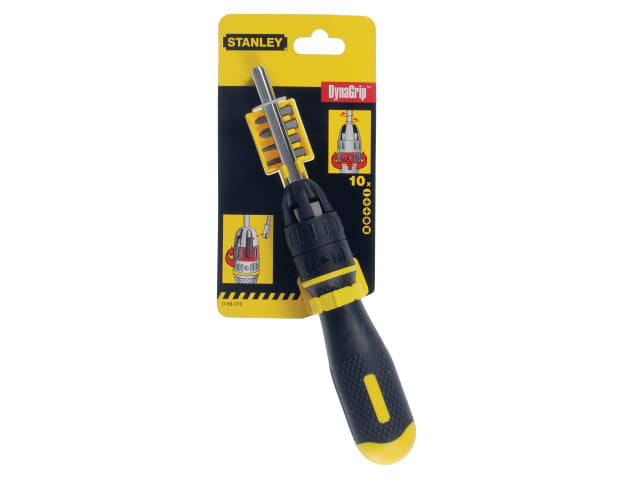 Stanley Multibit Ratchet Screwdriver & 10 Bits