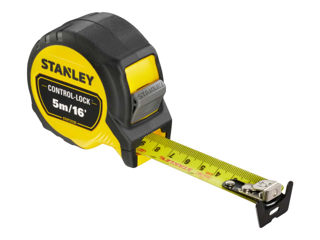 STANLEY® CONTROL-LOCK 5M/16' (25mm wide) Tape Measure