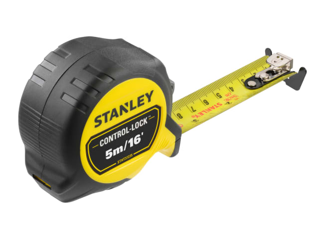 STANLEY® CONTROL-LOCK 5M/16' (25mm wide) Tape Measure