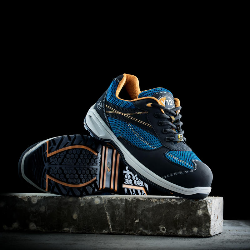 V12 Velocity IGS Cobalt Womens Safety Trainer S1P HRO SRC