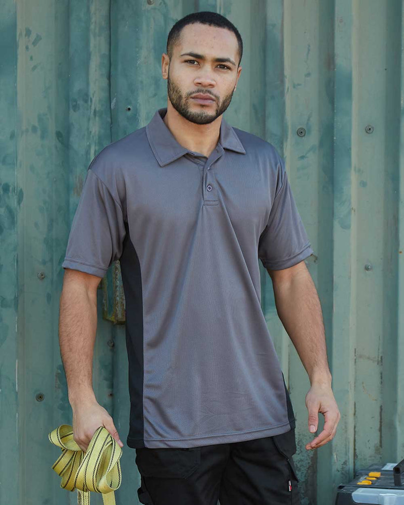 TUFFSTUFF ELITE POLO SHIRT GREY