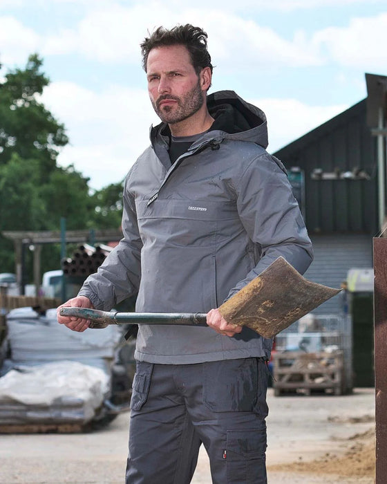 TUFFSTUFF SUTHERLAND LINED WINDBREAKER GREY