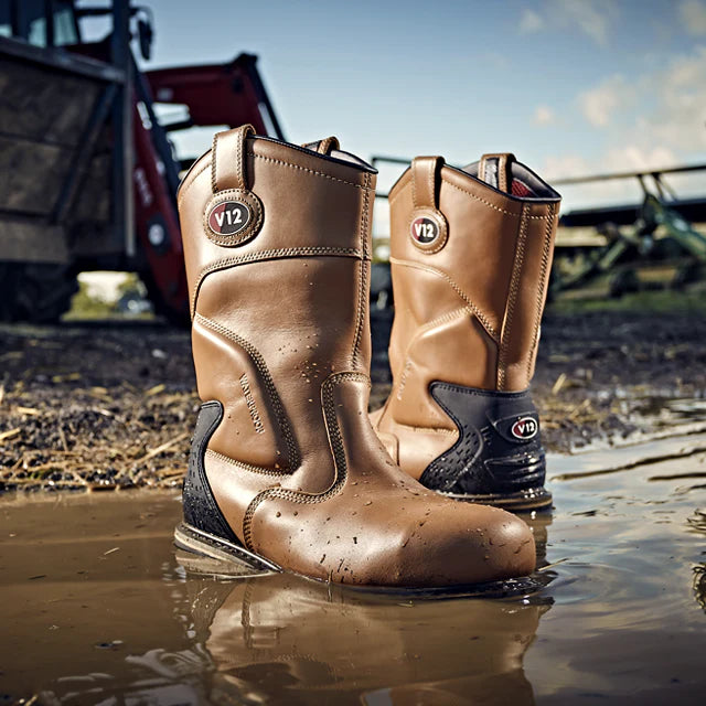 V12 TOMAHAWK VINTAGE WATERPROOF RIGGER BOOT